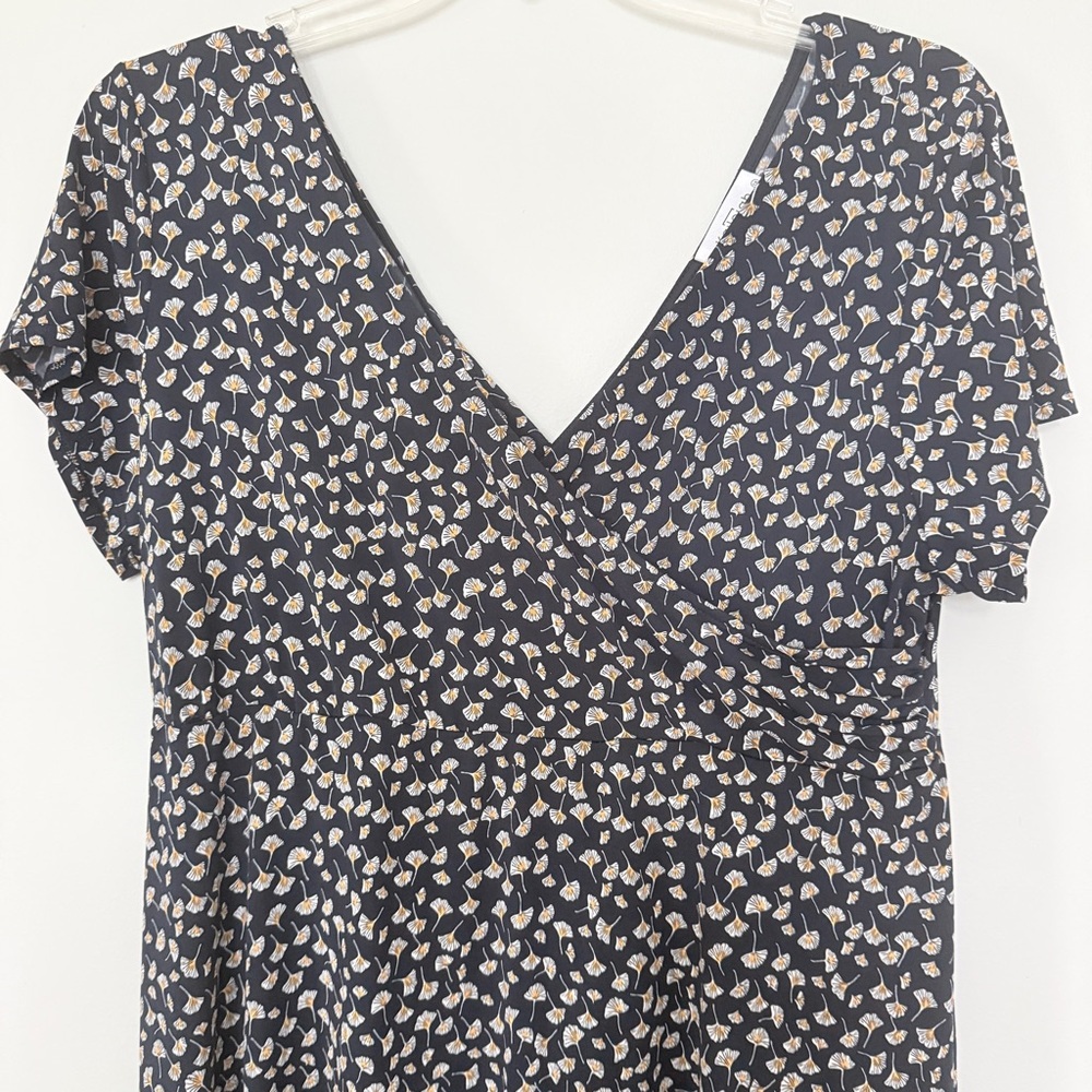 Kaileigh Blue / Yellow Floral Dress Size 1X AN - Picture 4 of 8
